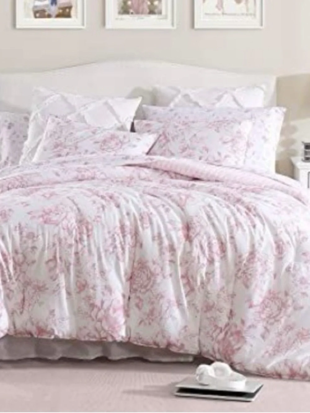 Laura Ashley Pink Floral Comforter Set